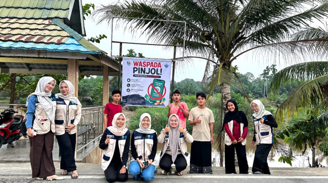 Gerakan Nyata KKN UIN STS Jambi Posko 24: Sasar Ruang Publik, Teluk Raya Nyatakan Perang Lawan Judol hingga Bullying!